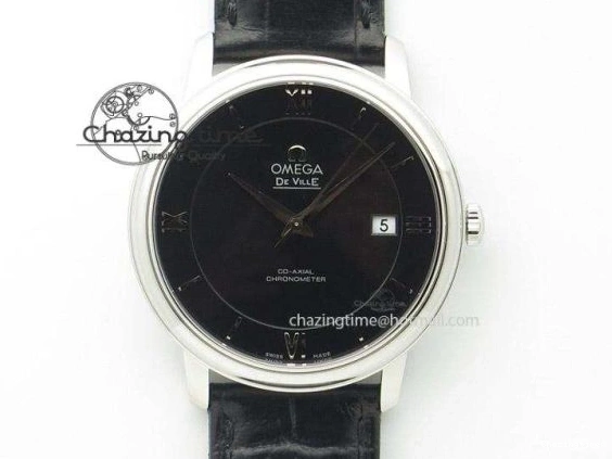 0730 De Ville Prestige Real Power Reserve SS TW 1:1 Best Edition Gray Dial On Leather Strap A SportInspired 8090